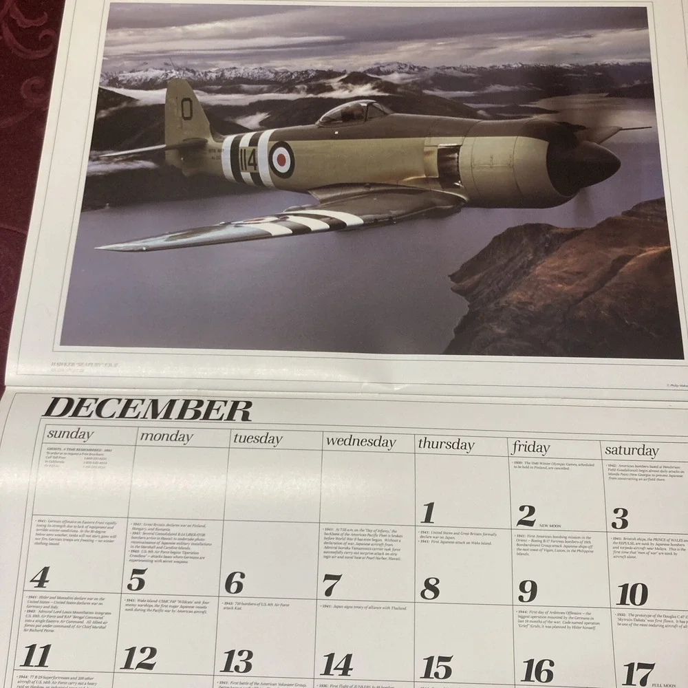 Ghosts 1994 Aviation Calendar 